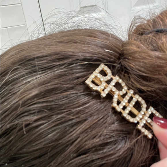 BRIDE Rhinestone Hair Clips - Picture 3 of 3